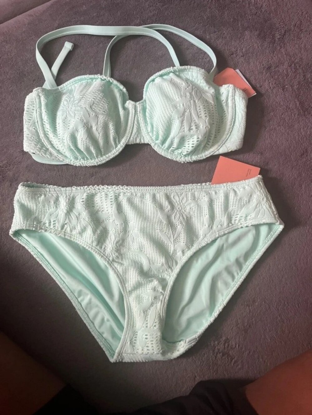 Shade & Shore Olive Green Underwire Bikini Set
